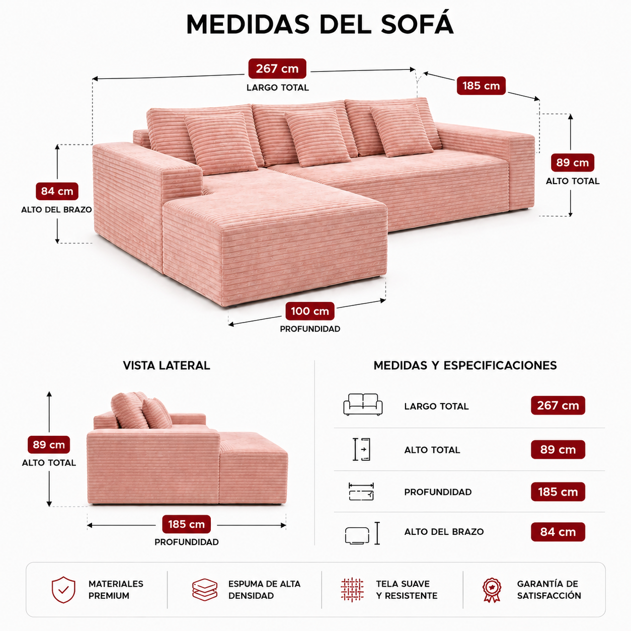 SOFLIXMÉXICO® VELARA — El sofa más vendidos del 2026.