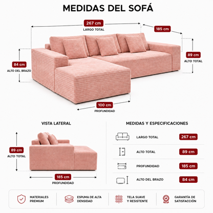 SOFLIXMÉXICO® VELARA — El sofa más vendidos del 2026.