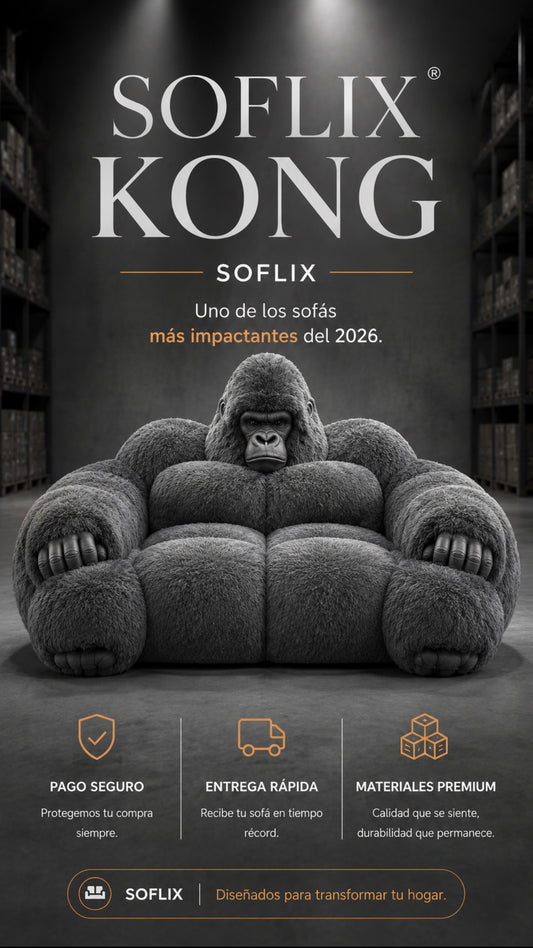 SOFLIXMÉXICO® KONG — El sofá que ves una vez y no puedes olvidar.